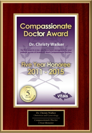 Dr. Christy Walker Vitals Compassionate Doctor 2016
